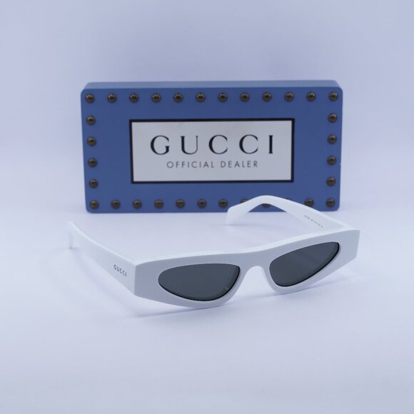 Final Price! Gucci GG1779S 002 White/Grey Sunglasses